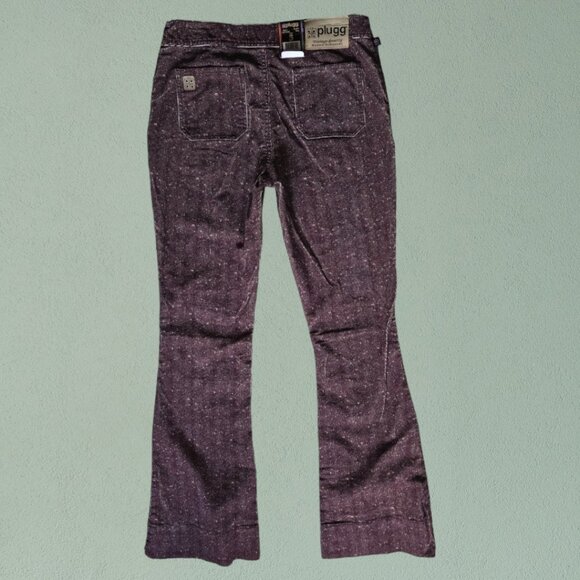 NWT PLUGG Style J2210018 Brown/Burgundy Boot Cut Corduroy Size 3 - Picture 3 of 5